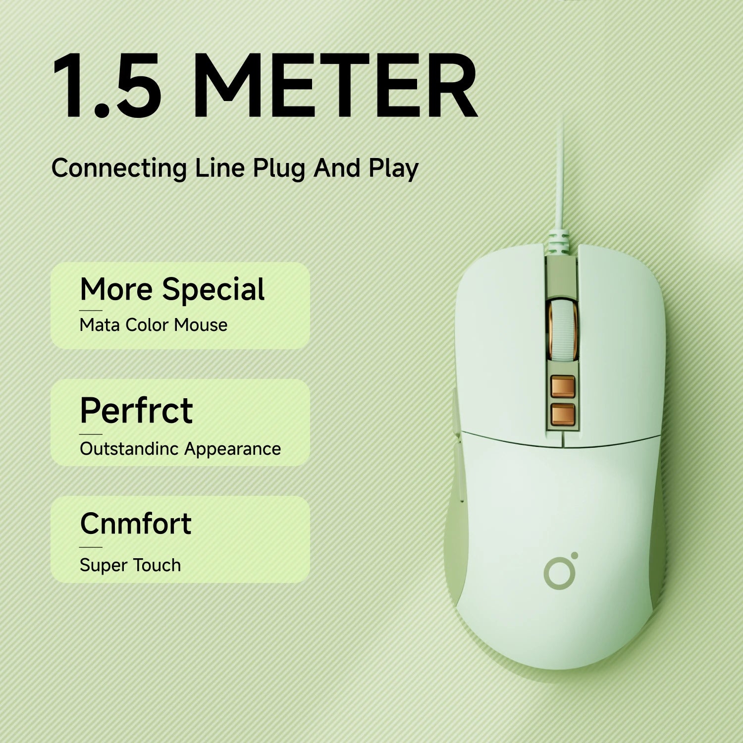 EWEADN G309 Wired Gaming Mouse, Rechargeable, Silent, Ergonomic, for Office, Laptop, Desktop, PC,eSports, Comfortable, Versatile