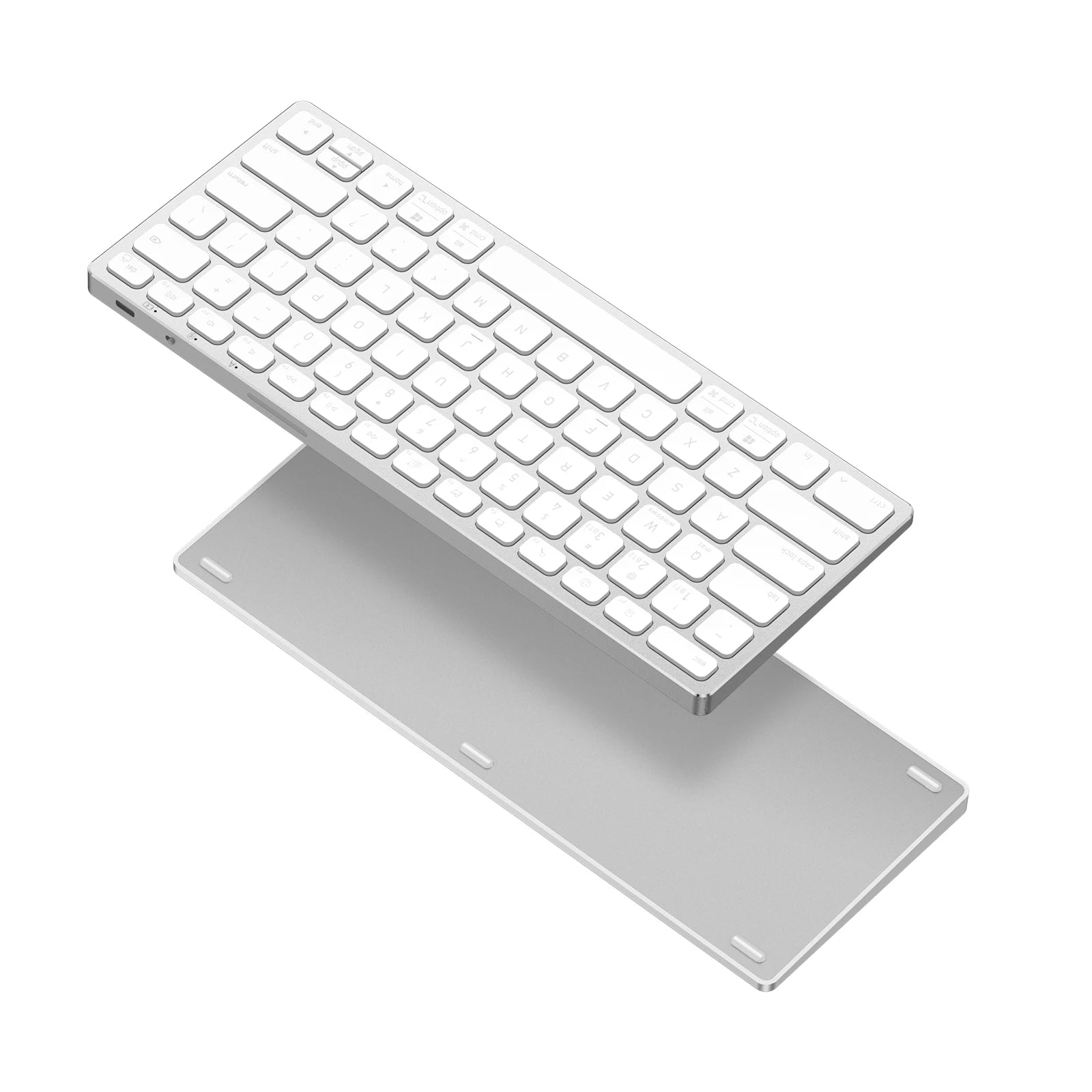 DUX DUCIS Wireless Bluetooth 5.0 Aluminum Alloy Keyboard with Universal Compatible Multi-Device for iOS iPad Android Windows Mac