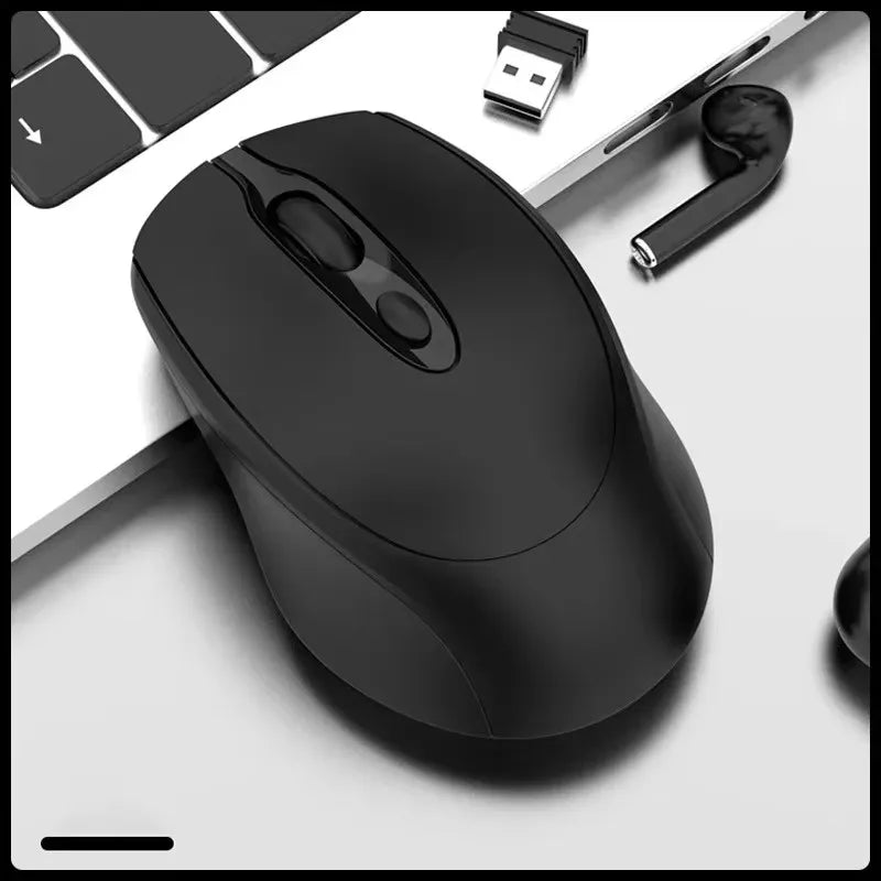 Bluetooth-Compatible Wireless Mouse 2.4G Rechargeable Wireless Computer Mouse USB Silent Gamer Mice For PC Laptop Macbook Tablet