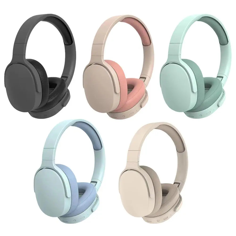 P2961 Wireless Bluetooth Headphones Over Ear Comfortable Deep Bass Headset Long Battery Life