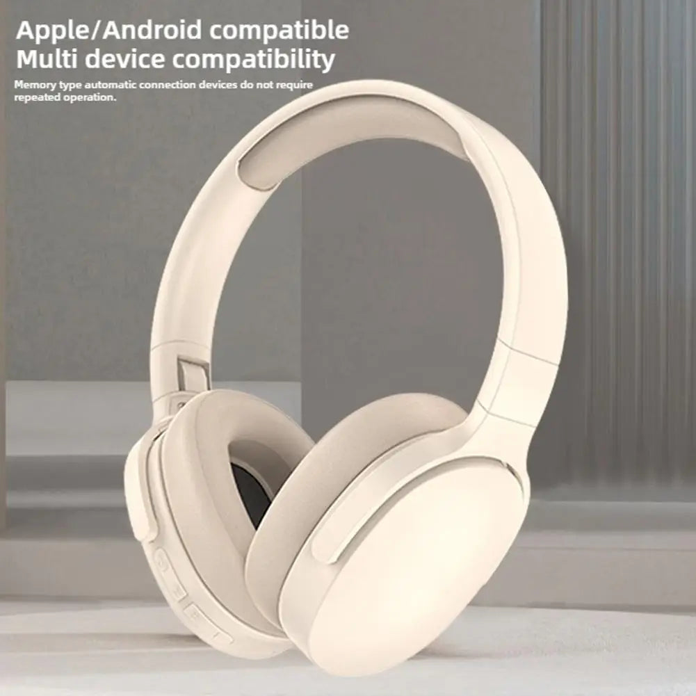 P2961 Wireless Bluetooth Headphones Over Ear Comfortable Deep Bass Headset Long Battery Life