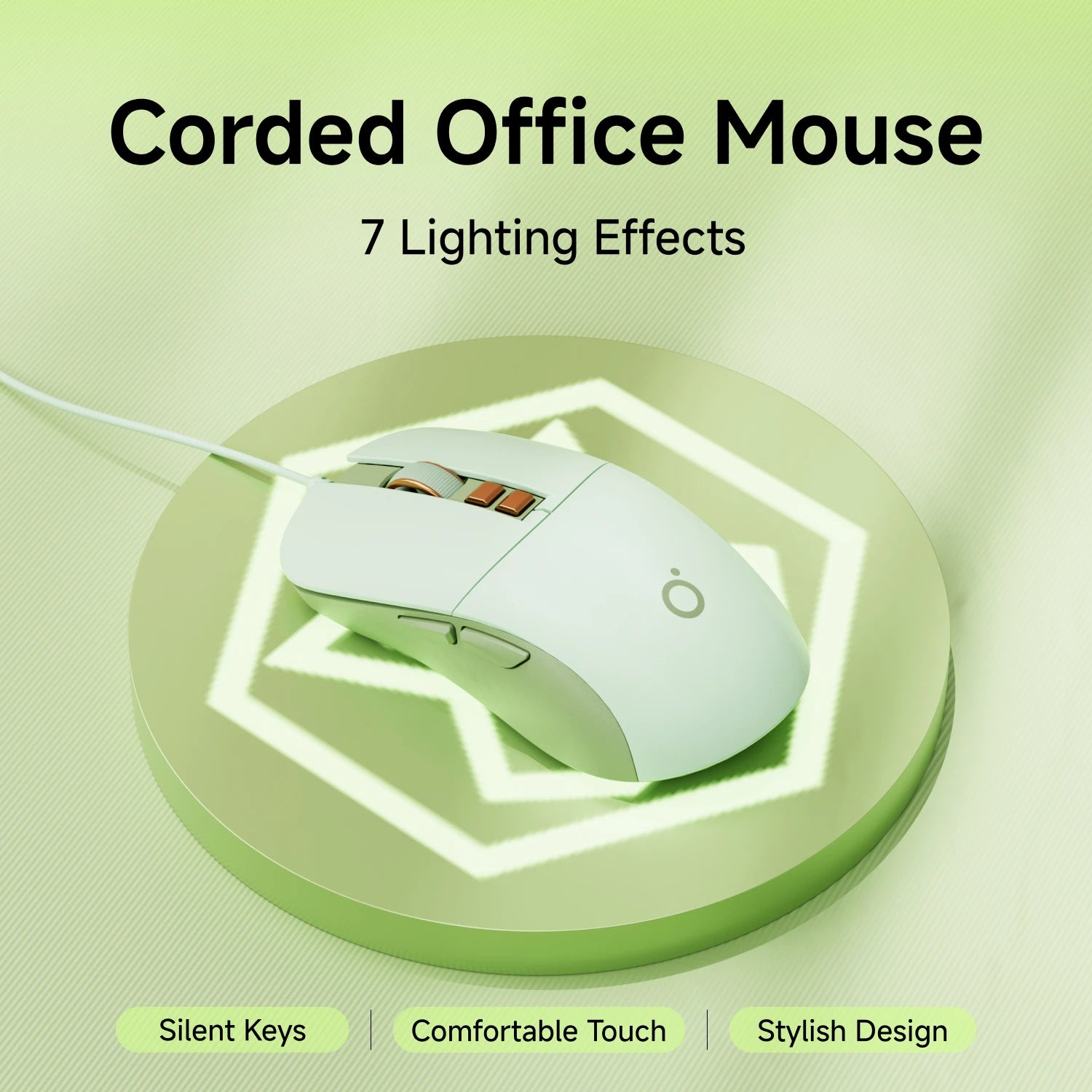 EWEADN G309 Wired Gaming Mouse, Rechargeable, Silent, Ergonomic, for Office, Laptop, Desktop, PC,eSports, Comfortable, Versatile