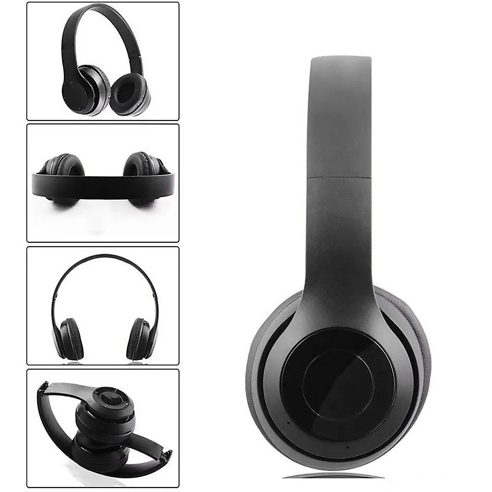P47 Wireless Over Ear Headset Noise Cancelling Bluetooth-Compatible 5.0 Gaming Headphone Card Mp3 Player Support Hands-Free