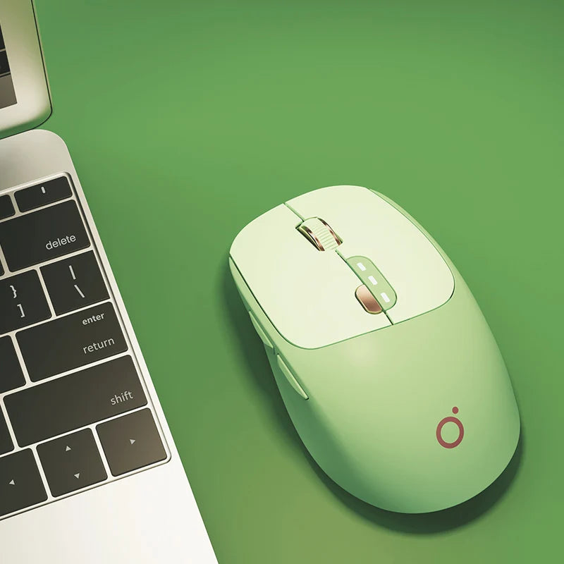 EWEADN Wireless Office Mouse,1600 DPI 2.4GHz wireless Bluetooth Rechargeable/Silent,Type-C Office Gaming Home Laptop/Desktop PCs