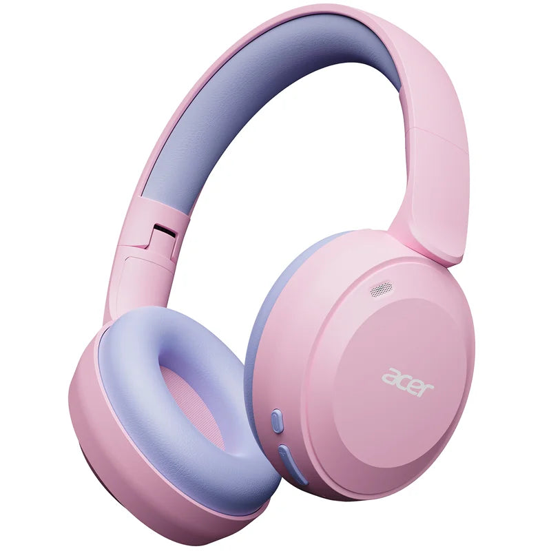 Acer Kids Bluetooth 6.0 Headphones 85/94dB Volume Limited Lightweight Over-Ear Wireless Toddler Headphones with Built-in Mic
